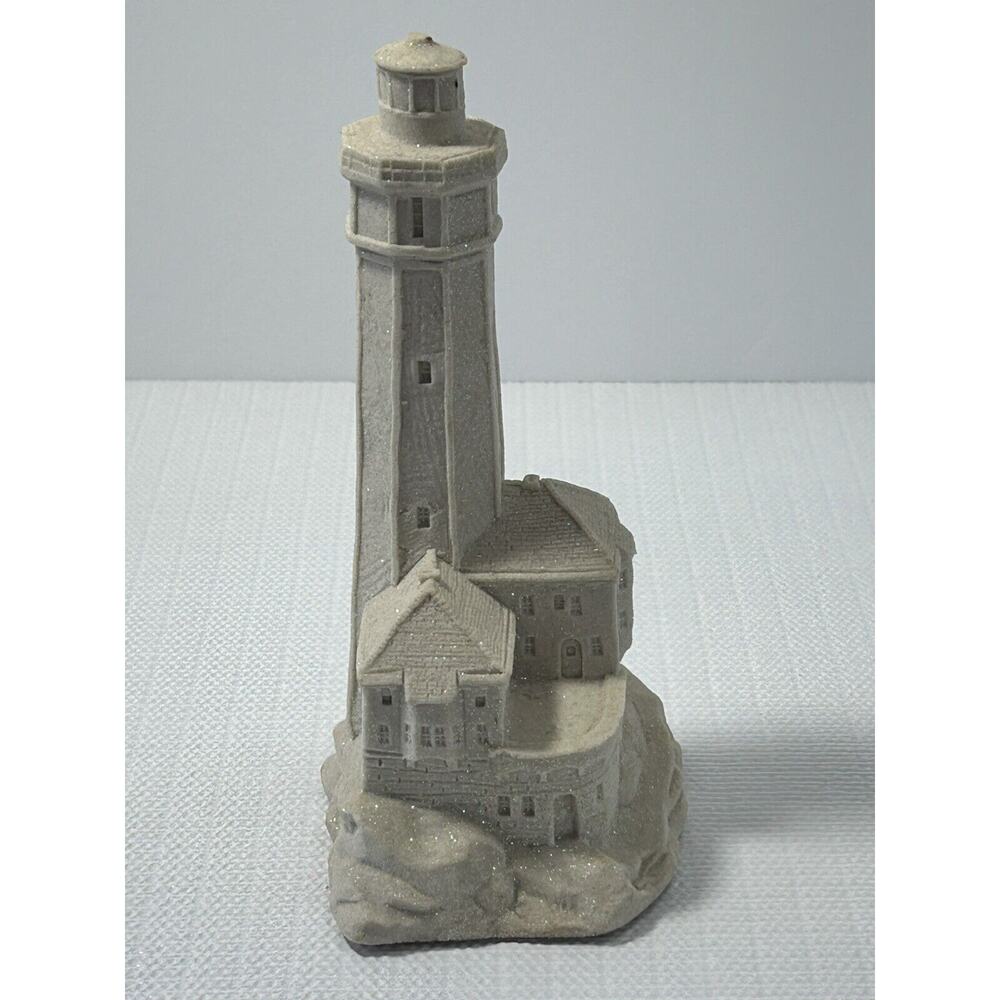 1990’s Vintage Mr. Sandman Glitter Sand Lighthouse‎ Decor, 7”, Made In Canada